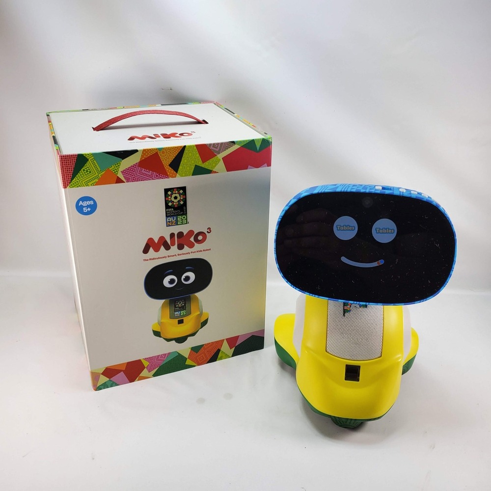 Miko 3 AI Smart Robot FIFA Women's World Cup AU NZ 23 Yellow EMK301 Special Ed